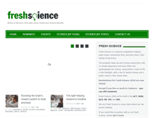 Tablet Screenshot of freshscience.org.au
